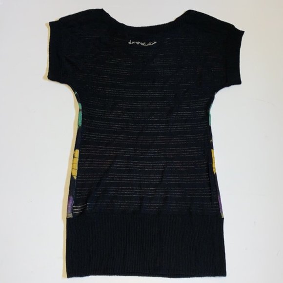 Desigual Charcoal Butterfly Dress - Women’s Size Small - Picture 3 of 11